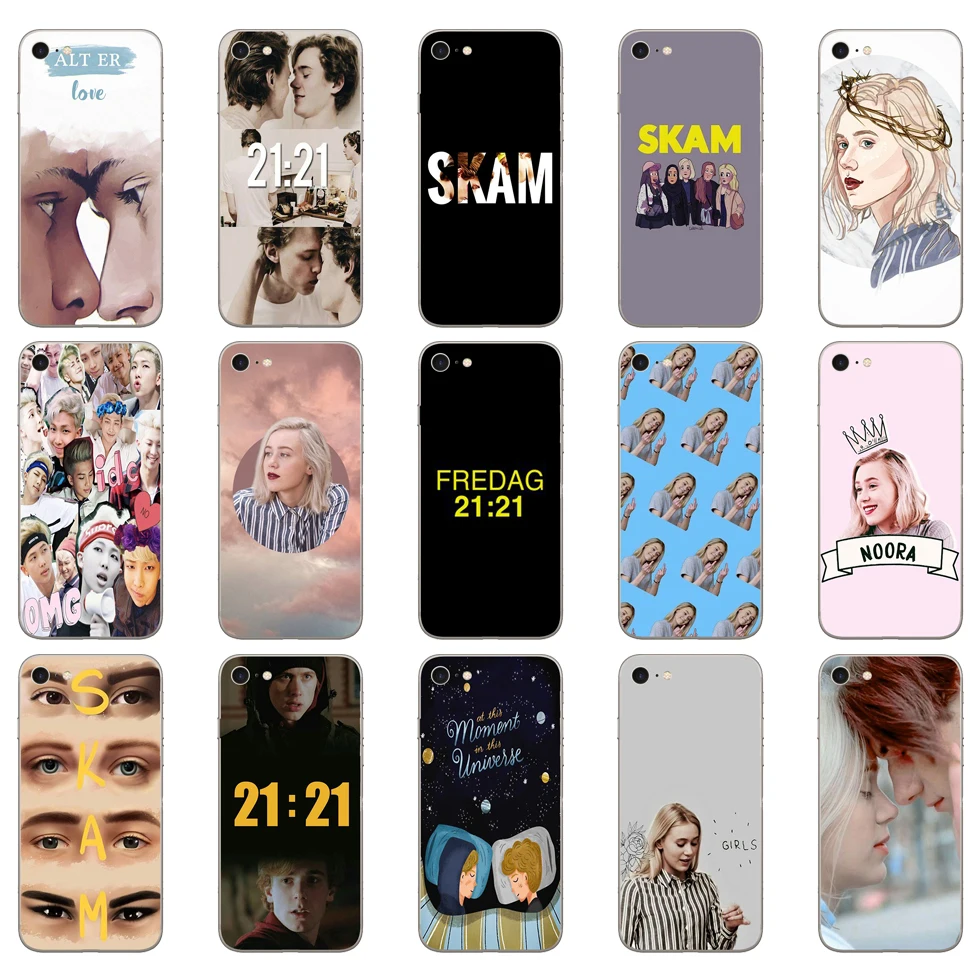 

177DD Norwegian tv SKAM Soft Silicone Cover Case for iphone 5 5s se 6 6s 8 plus 7 7 Plus X XS SR MAX case