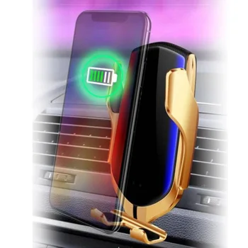 

Smart Sensor Wireless Car Charger Mount Automatic Clamping 10W Fast Charging Holder GK8899