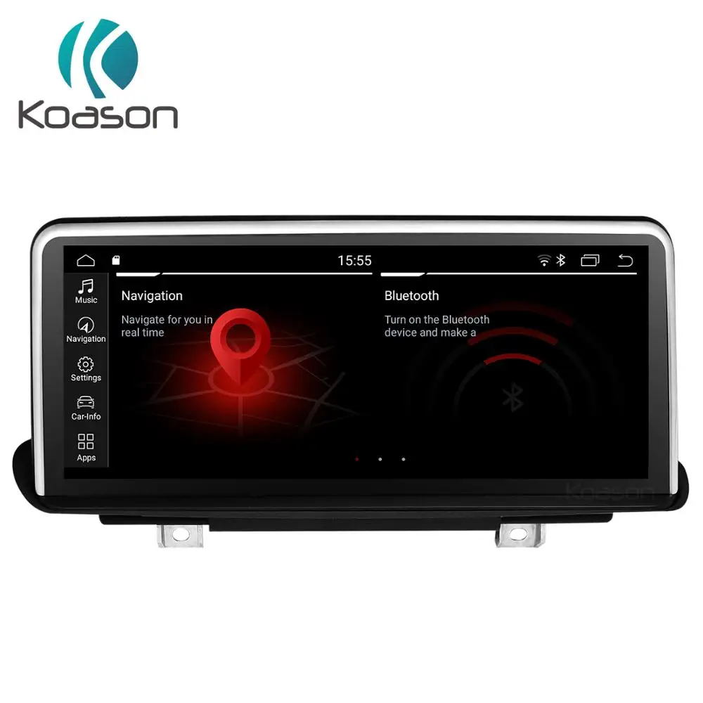 Koason 10,2" сенсорный экран Android 9,0 авто gps навигация для BMW X5 F15 X6 F16(-) Автомобильный Аудио Видео мультимедийный плеер