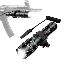 

Tactical Flashlights 1600 Lumens Weapon Light with M-lok Picatinny Rail Waterproof Flashlight with Rechargeable Battery Switch