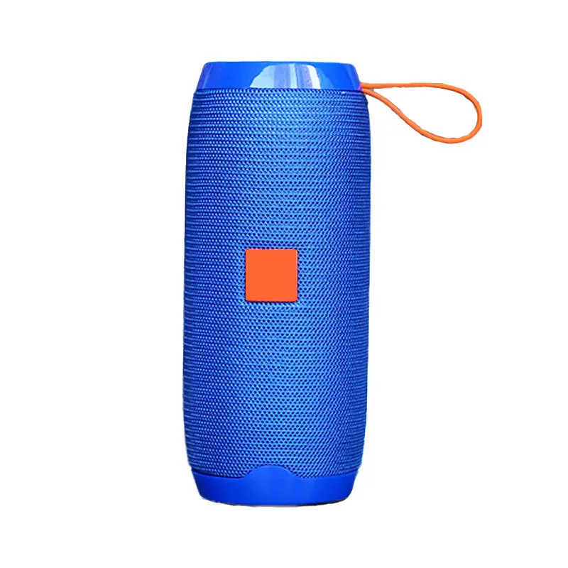 Blue Мини Беспроводная Bluetooth Колонка Портативная колонка с fm-радио TWS стерео Музыкальная Коробка сабвуфер динамик s для телефона компьютера TG106 - Цвет: Blue