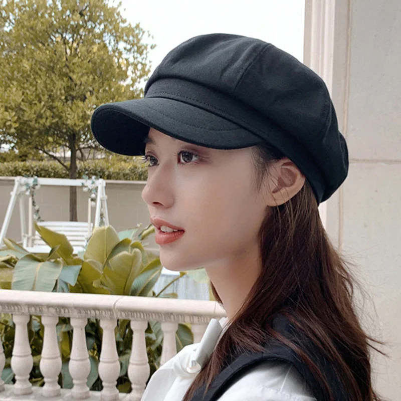 Women Baseball Cap Casual Outdoor Warm Winter Cap Girl Women Adjustable Pattern Faux Fur Baseball Cap Cotton Hip-Hop Hat Visor