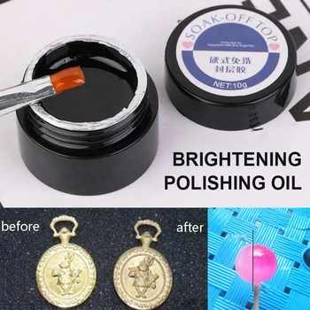 

10g Silicone UV Epoxy Resin Mold Waterproof Protect Bright Sealant Polishing Oil Clear Glue DIY Jewelry Making Tool Accessories