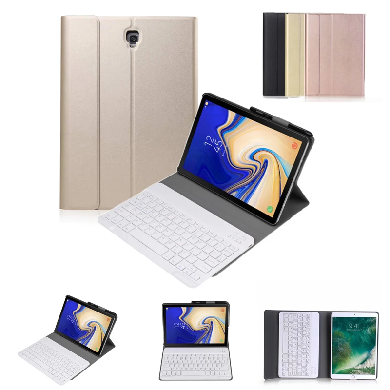 

For Samsung Galaxy Tab 10.5 T720 T725 Case Wireless Bluetooth Keyboard Cover Removable Pencil Holder Case For Samsung T720 Case