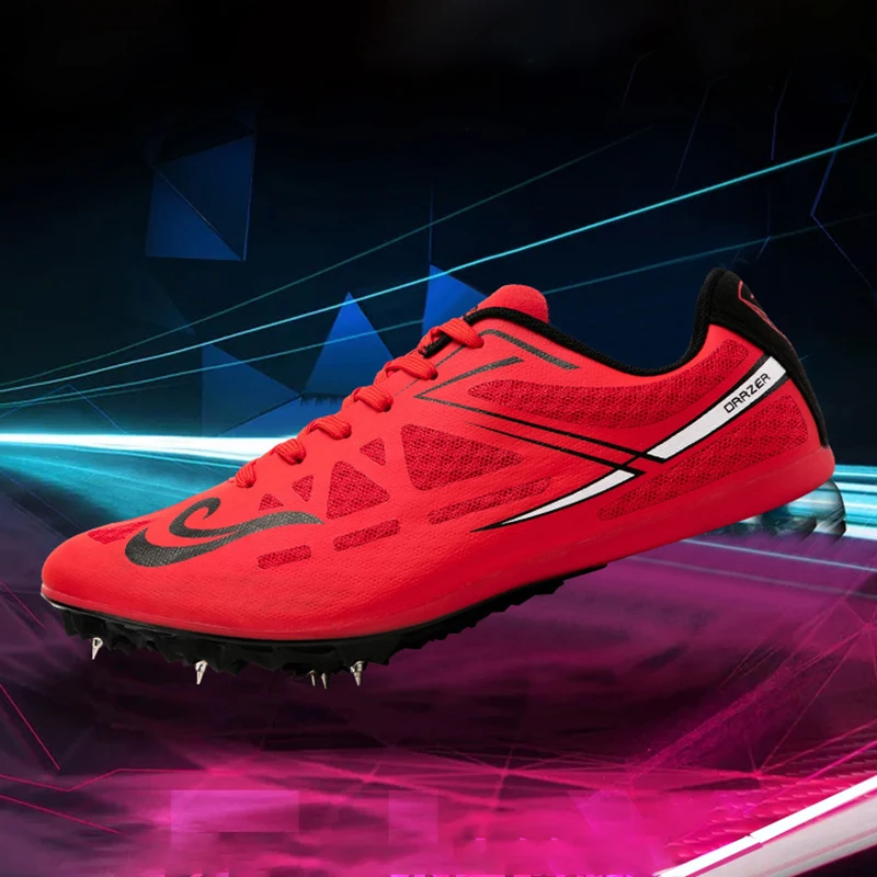 

Track and Field Eight Spike Shoes Women Training Athletic Shoes Professional Running Track Race Jumping Mens Breathable Sneakers