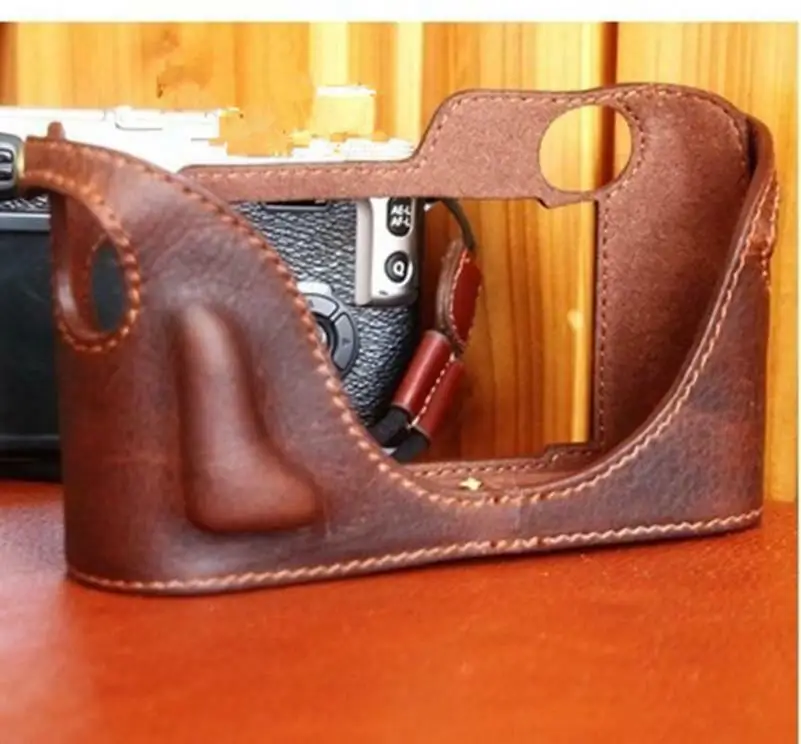 Натуральная коровья кожа половина сумка для Leica M240 MP240 MM246 MD262