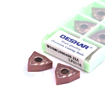 

WNMG080404 HA WNMG080408 HA WNMG080412 HA LF6118 CNC Carbide inserts Lathe tools Turning inserts For stainless steel processing