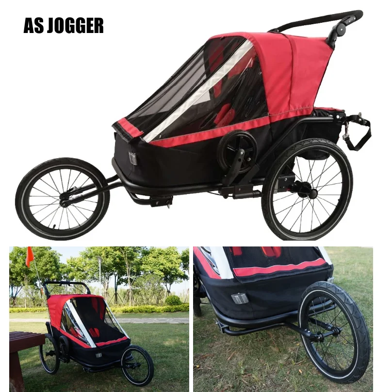 3 in 1 bike trailer stroller & jogger