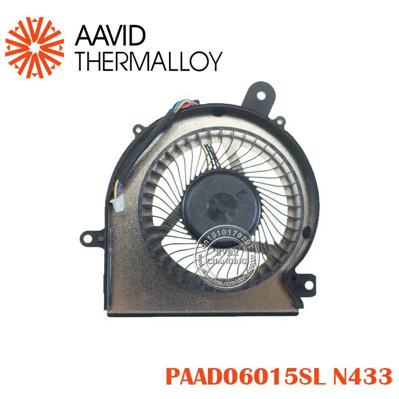 Вентилятор охлаждения для AAVID THERMALLOY PAAD06015SL 0.55A 5VDC N433 4PIN E33401610MC