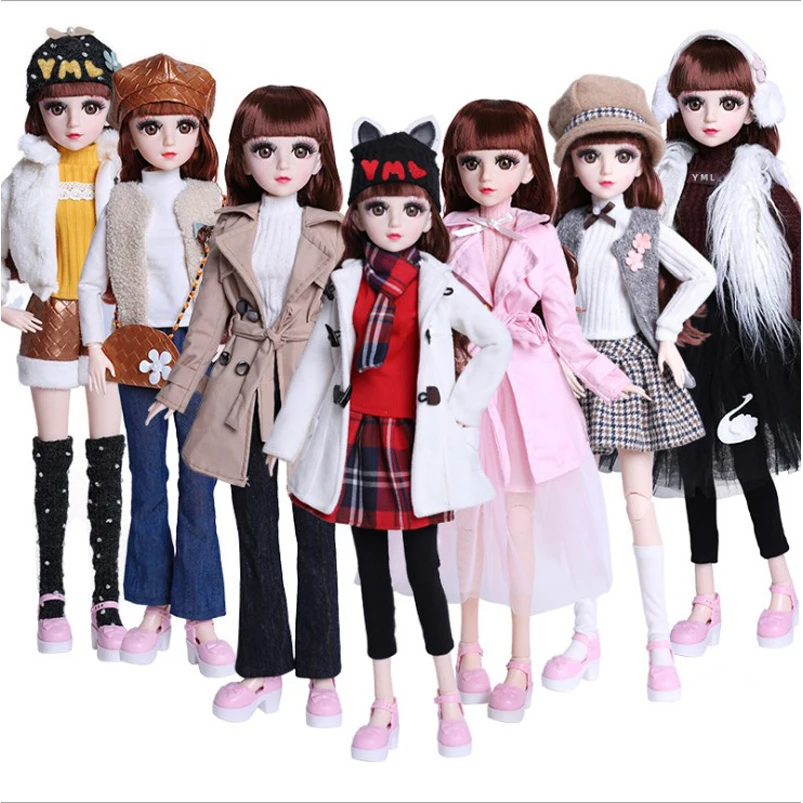 Красивый комплект кукол ручной работы платье кукла 60 см BJD одежда Модный