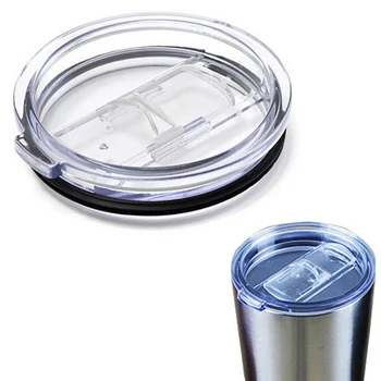 

50pcs 20oz 30 Oz Splash Spill Proof Lid for Rambler Tumbler Cup Replacement Cover Top Cap Lids clear - Manija Tapa Pajas Para