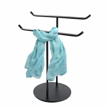 

Sturdy Double Layers Scarves Necklace Bracelet Display Stand Rack Hanger