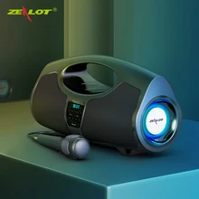 Zealot P1 40W High Power Wireless Bluetooth Speakers Audio Center Portable Sound Box Powerful Subwoofer For PC Computer