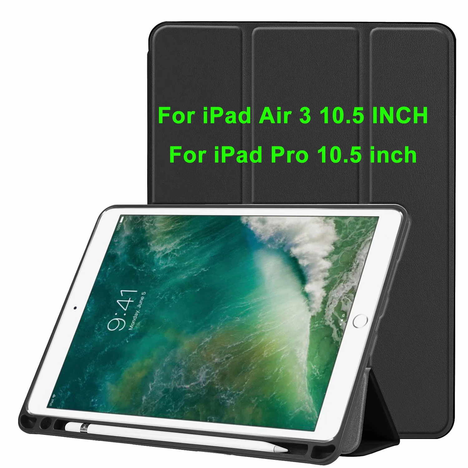 Чехол с держателем карандашом для iPad AIR 3 10 5 2019 A2153 A2123 A2152 A2154 искусственная кожа