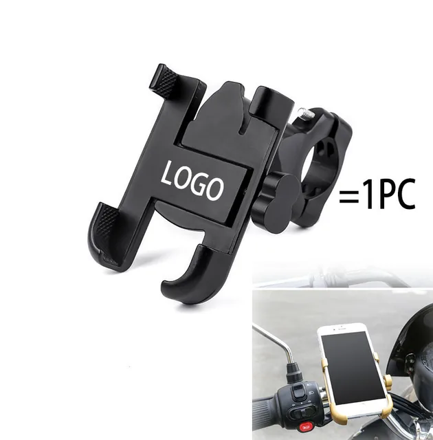 Universal Aluminum logo mobile phone holder Motorcycle Accessories For Honda CB125RCB 650R CB 650 CB250R CB300R CB500X CB650R Honda LOGO