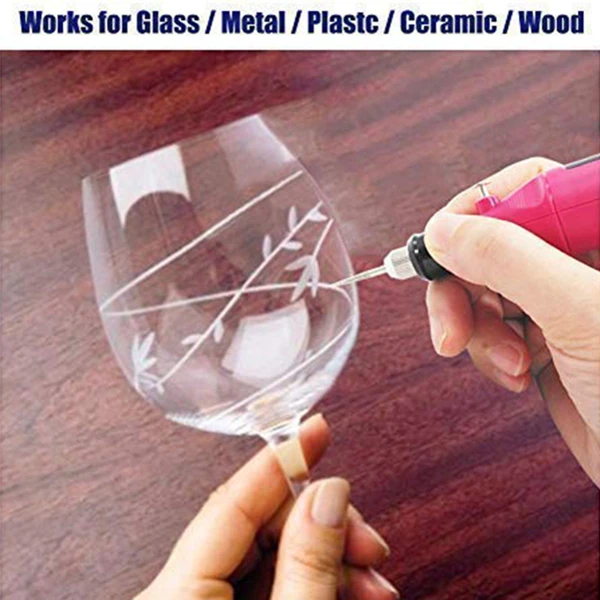 Электрический мини-гравер ручка Мини Diy гравировальный набор инструментов для металла, стекла, керамики, пластика, дерева, ювелирных изделий с гравировальной гравировкой 30 Бит