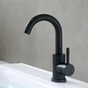 New Black Bathroom Faucet Stainless Steel Basin Mixer Bathroom Accessories Tap Bathroom Sink Basin Mixer Tap ► Photo 2/6