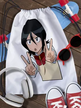 Сумка мешок для обуви Блич (Bleach, аниме, манга, anime, Ичиго, Рукия, Кон, ван-пис, хвост феи) - 15