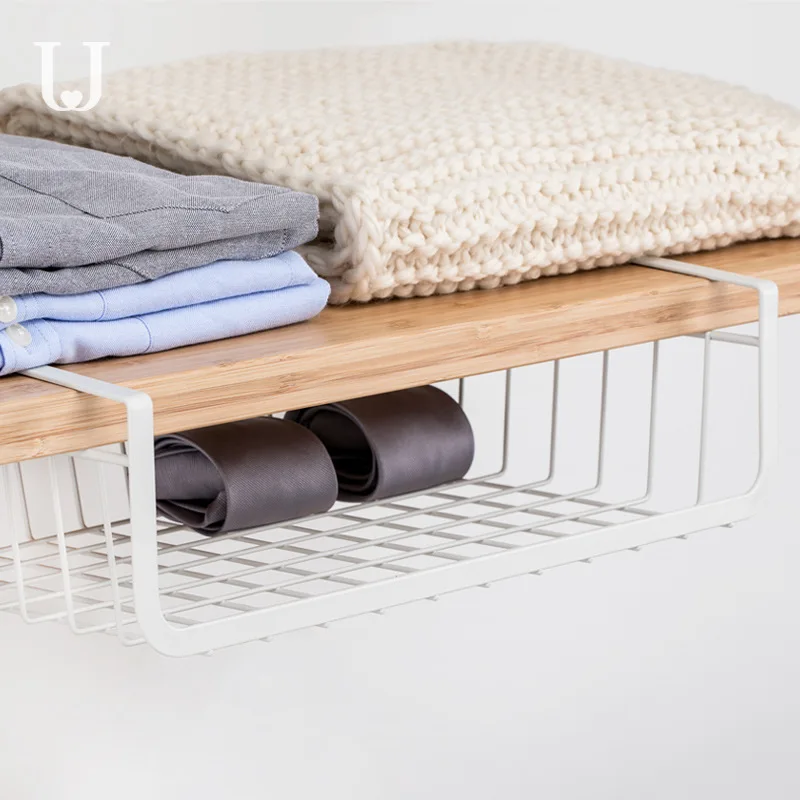 

Xiaomi Jordan&Judy Hanging Storage Rack No Punching Simple Wrought Iron Desk Storage Rack Artifact