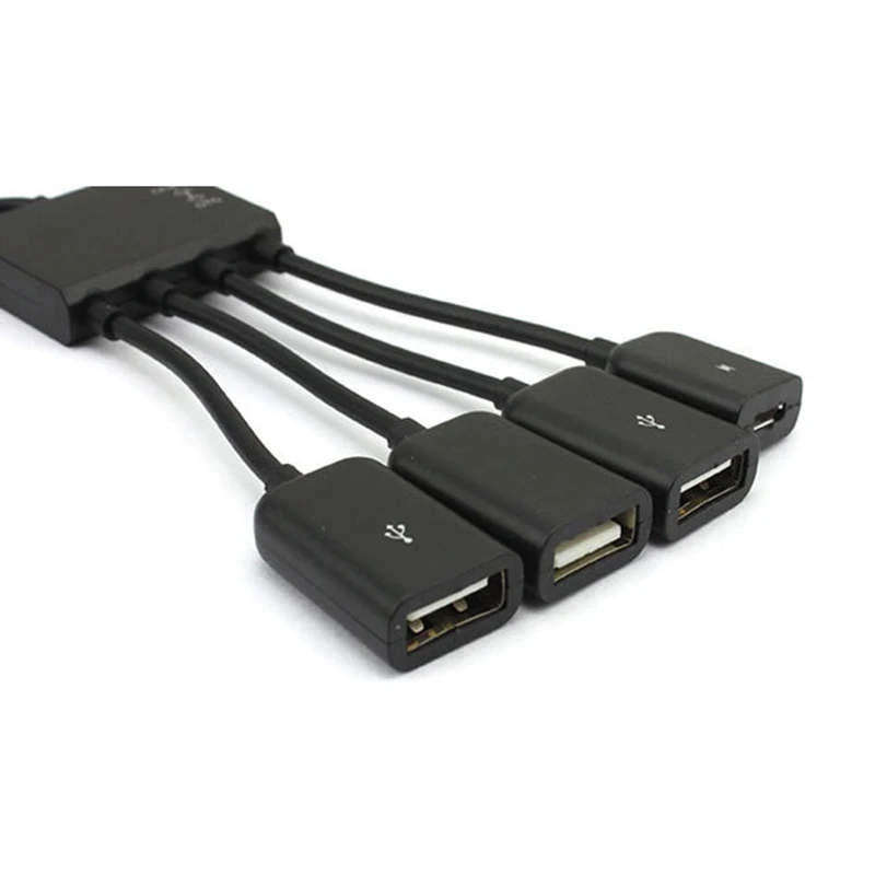 1x Micro USB кабель в комплект поставки входит адаптер Мощность зарядки 4-портовый концентратор для телефонов на базе Android с Bluetooth