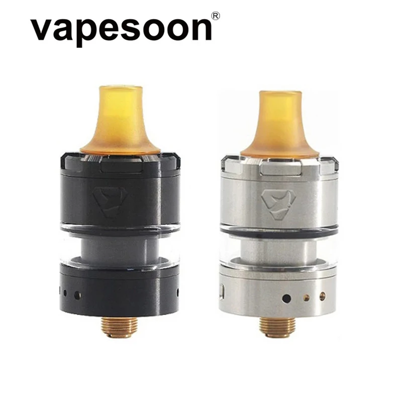 Online Cigarrillo electrónico Manta V2 MTL RTA 2,0 22mm 2ml atomizador bobina única reconstruible tanque superior rellenado inferior Control de flujo de aire