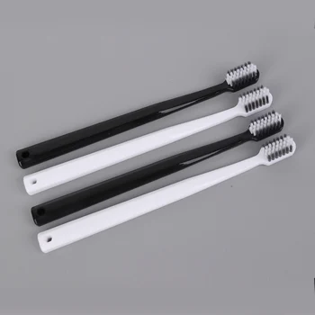 

Dental Oral Care Teeth Cleaner Brush 4pcs Portable Adult Soft Hair Toothbrush New Design Mixed Color Bamboo Toothbrush