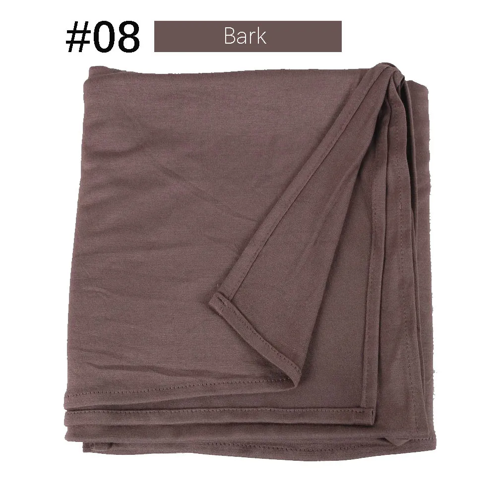 Muslim Women Premium Instant Cotton Jersey Hijab Scarf Jersey Hijabs Scarves With Hoop Pinless HeadScarves 53 colors