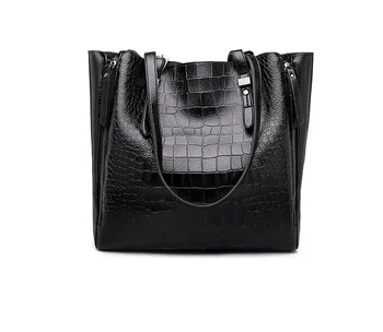 

Pattern Genuine Leather Women Shoulder Bag 2020 Female Leather Totes Bag Luxury Women Leather Handbag Brand Designer New C1372
