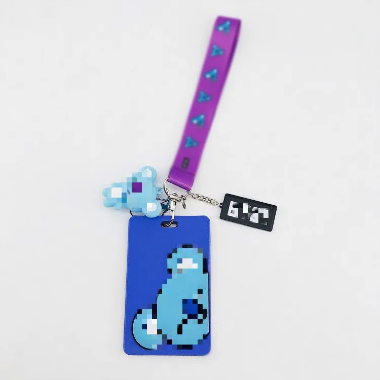 

[MYKPOP]KPOP ID Card Holder with Lanyard for Key ID Card Sleeve Heavy Duty Badge Holder KPOP Bangtan Fans Collection SA19121706