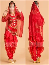  Free shipping top+Pants Children Belly Dance Costumes Kids Belly Dancing dress Girls Ballroom Performance dancewear 
