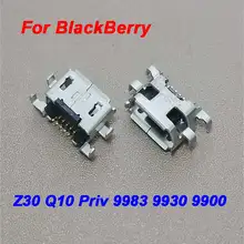 3 10 sztuk dla BlackBerry Z30 Q10 Priv 9983 9930 9900 Micro Mini USB ładowania portu dok wtyczka Jack złącze wtykowe tanie tanio CN (pochodzenie) NONE For BlackBerry USB Charge Charging Port USB Interface Product Repair