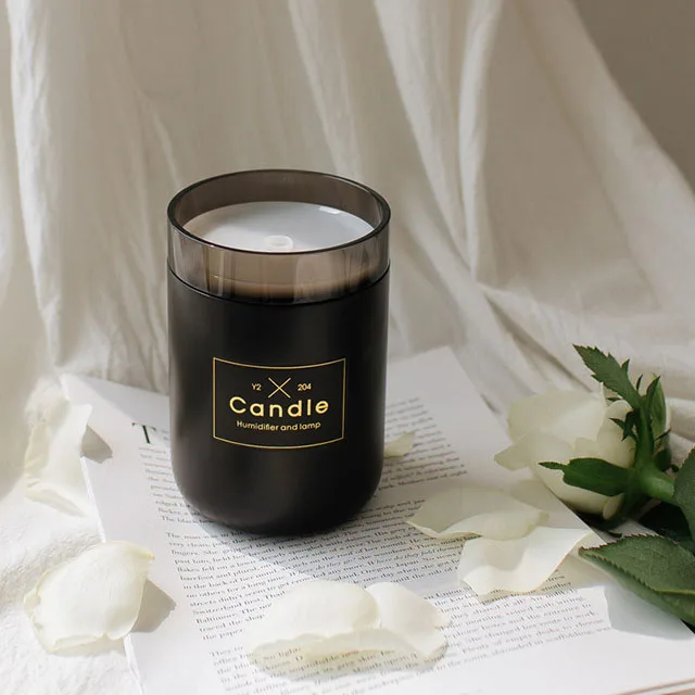 280 мл ультразвуковой увлажнитель воздуха свеча Романтический мягкий свет USB