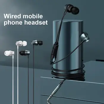 

Remax RM-202 With microphone Straight-inserted In-ear Earphone Portable Line Control Sports Wweat-proof Stereo Earphones