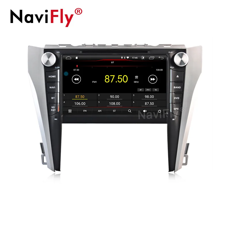 NaviFly 2G+ 16G Android 9,0 9 дюймов Автомобильный dvd-плеер радио для TOYOTA CAMRY Автомобильный мультимедийный gps-навигатор с wifi Bluetooth