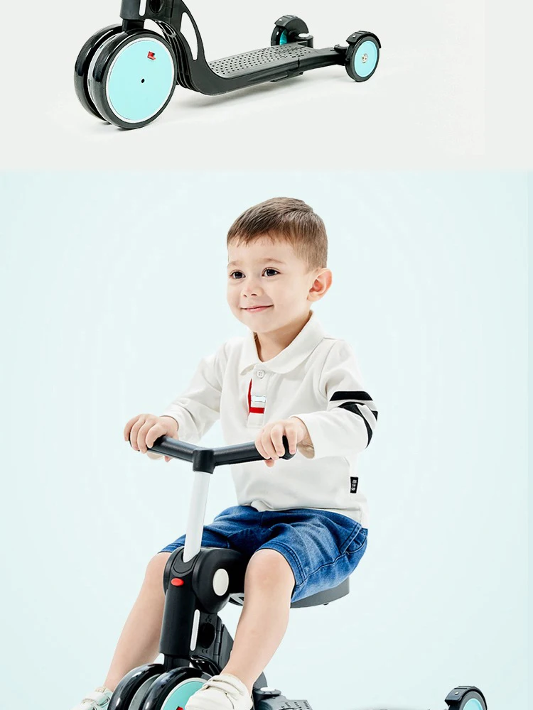 children's scooter 1-3-6 years old baby balance bike children's tricycle stroller
