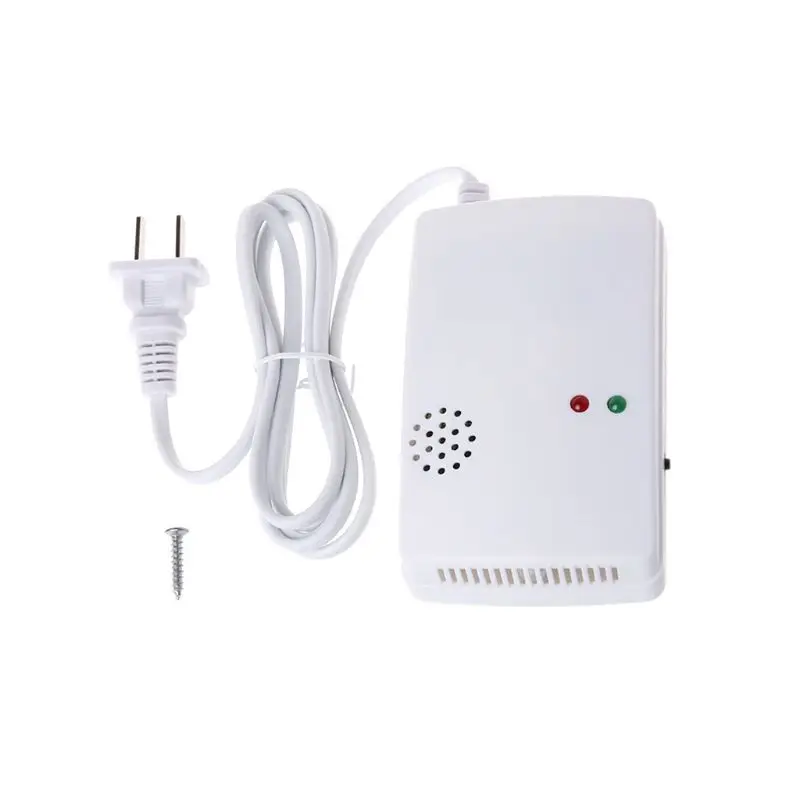 

220V Gas Leak Detector 85db Propane Butane Methane Natural Gas Safe Alarm Sensor