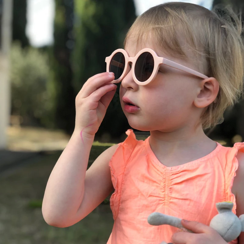 cheap baby accessories	 Children Sunglasses Cute Round Sunglasses for Kids Girls Boys Sun Glasses UV400 Protection baby accessories