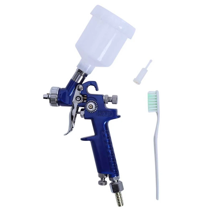 1.0MM Nozzle H-2000 Professional HVLP Spray Gun Mini Air Paint Guns Airbrush For Painting Car Aerograph | Инструменты