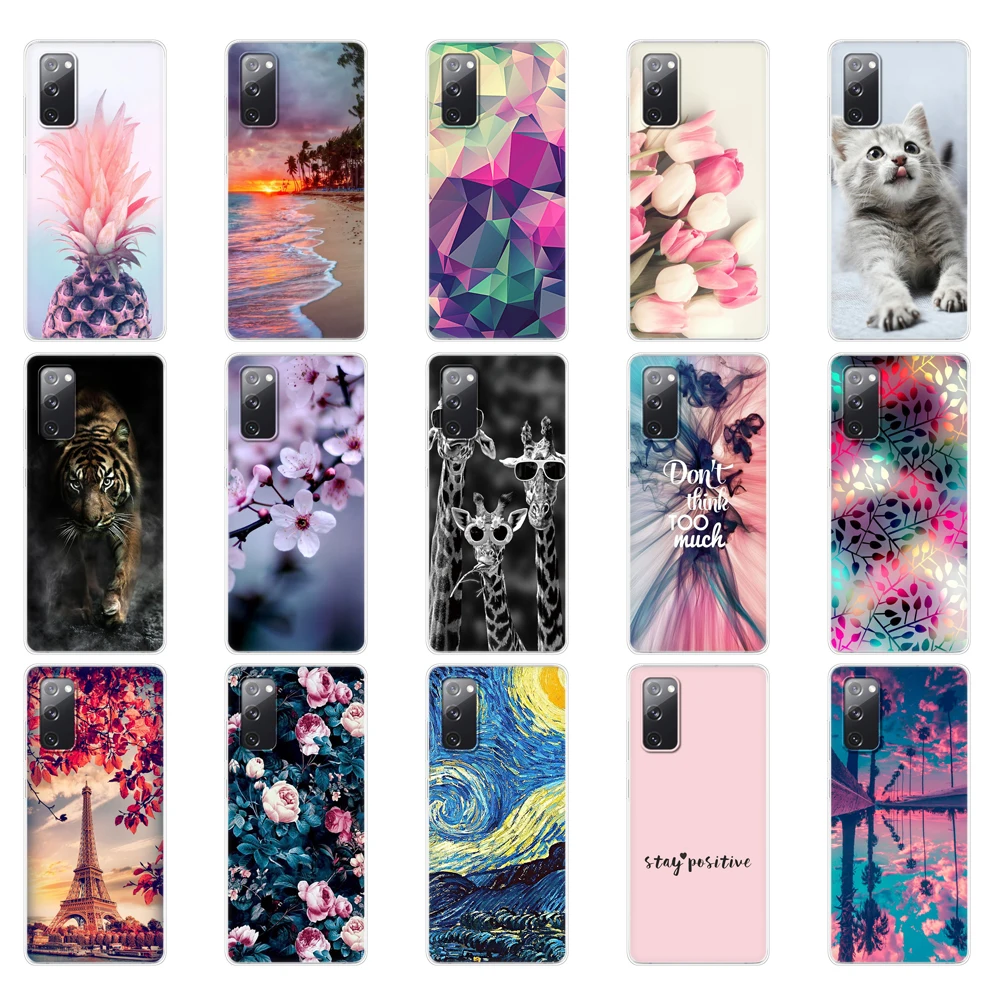 Per Samsung Galaxy S20 Fe Custodia 6.5 "Tpu Cover Posteriore In Silicone Morbido Per Samsung S20 Fe Custodia Su Galaxy S20 Fe S20Fe Borsa Paraurti