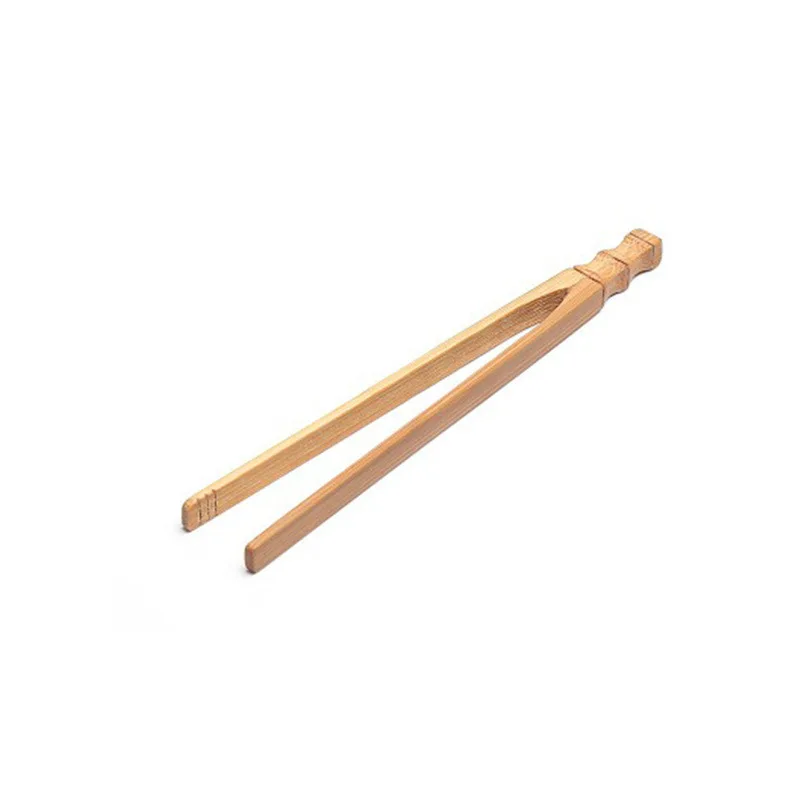 Карбонированные бамбуковые щипцы для чая в Корейском стиле противоскользящие большие головки клип J запасные части старый moso Bamboo клип бамбуковый Пинцет чашки клип Kun