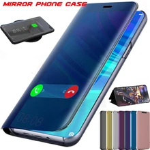 Вид умный зеркальный флип-чехол для huawei Honor 20 9X Pro 20 20i 10i 9i V10 играть 9X 8C 8A 8S вид 20 Примечание 10 Коврики 8 9 P9 плюс Чехол