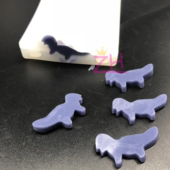 

Dinosaur Shaped Silicone Tube Column Mold Handmade Candle Chocolate Loaf Bakeware DIY Craft Dessert Party Decoration