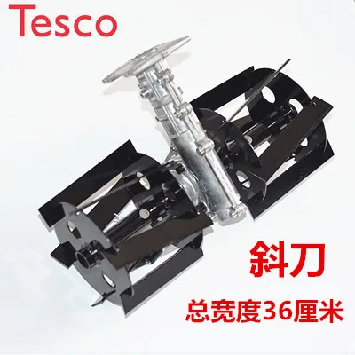 

Mower four-stroke knotting weeding machine weeding wheel oblique knife weeding wheel loose soil roller soil tillage machine