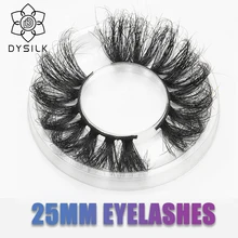 DYSILK объемные норковые ресницы толщиной 25 мм, норковые ресницы ручной работы, объемные мягкие норковые ресницы, накладные ресницы