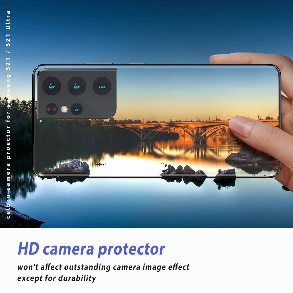 5Pcs Camera Protector Glass for Samsung Galaxy S21 Ultra S21 Plus Note 20 S20 A72 A52 A32 5G A41 A31 A21S Back Lens Screen film