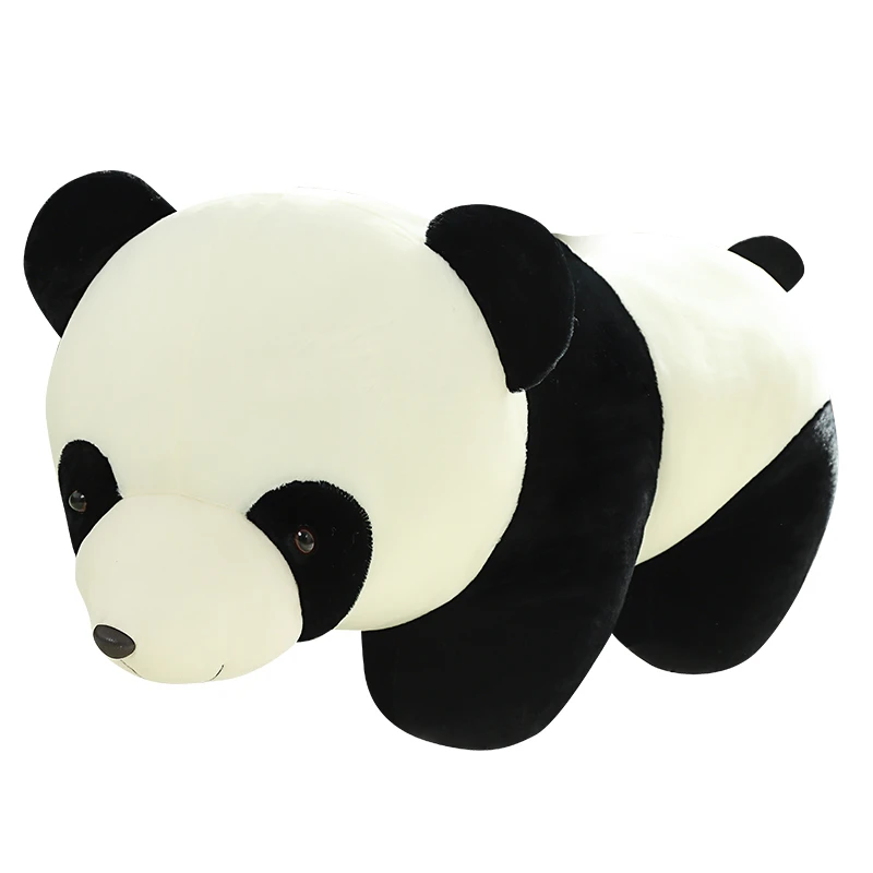 

1pc Huggable Kawaii Stuffed Panda Doll Plush Animal Toy Soft Panda Lifelike Plush Toys Baby Kids Playmate Children Birthday Gift