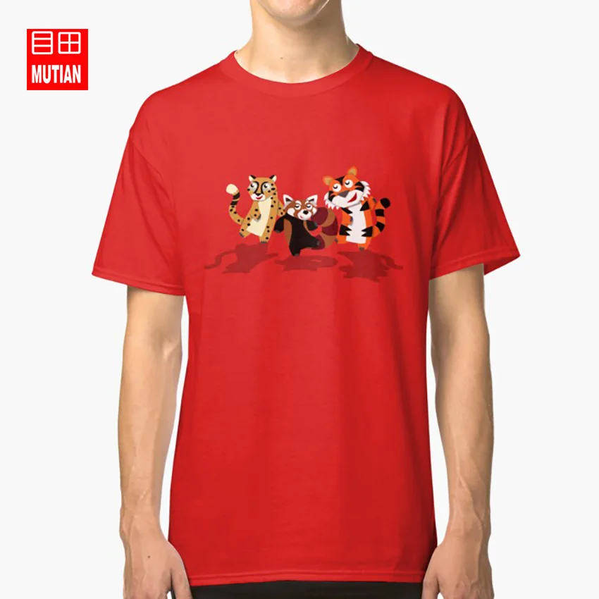 red cartoon shirt