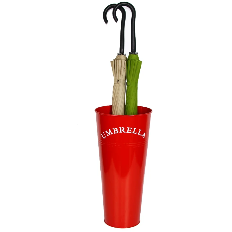 Umbrella Holder European Modern Fashion Umbrella Stand for Office Home Wrought Iron Storage Bucket organizer mx11011131