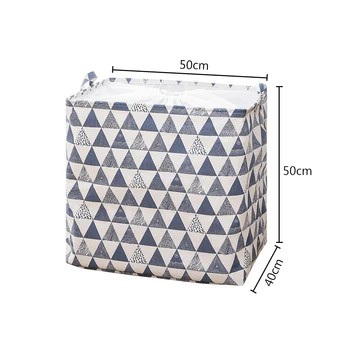 

Cube Folding Laundry Basket For Kids Toy Storage Basket Sundries Books Organizer Storage Box Clothes Storage Bag 50×40×50cm