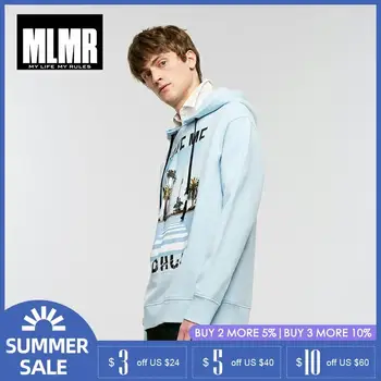 

Jack Jones Mens Loose Fit 100% Cotton Printed Hooded with Drawstring Hoodies| 219133541